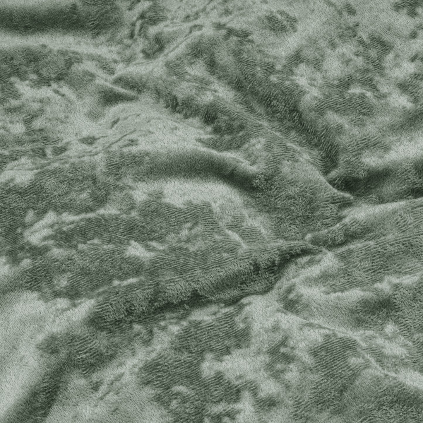 Dreamhouse aksominės patalynės komplektas Crushed Velvet žalias 200x220 ir 140x200
