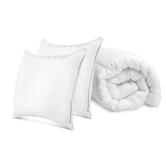 Micro Touch visiems sezonams Antklodė + 2 pagalvės komplektas