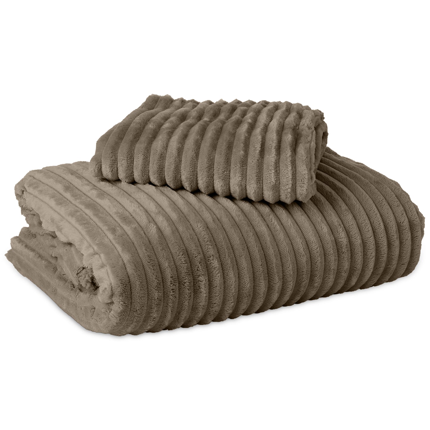 Rudas pliušinės patalynės komplektas Teddy