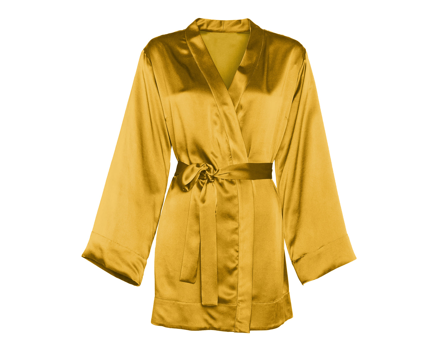 Prabangus Satino chalatas-kimono