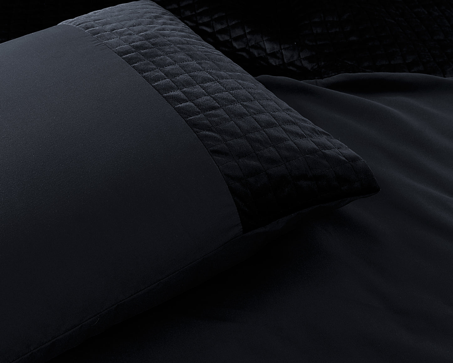 Sleeptime juodas Velvet komplektas