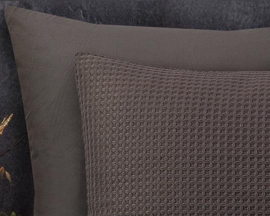 Vaflinis rudas patalynės komplektas Sleeptime