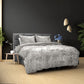 Dreamhouse aksominės patalynės komplektas Crushed Velvet sidabrinė 200×220