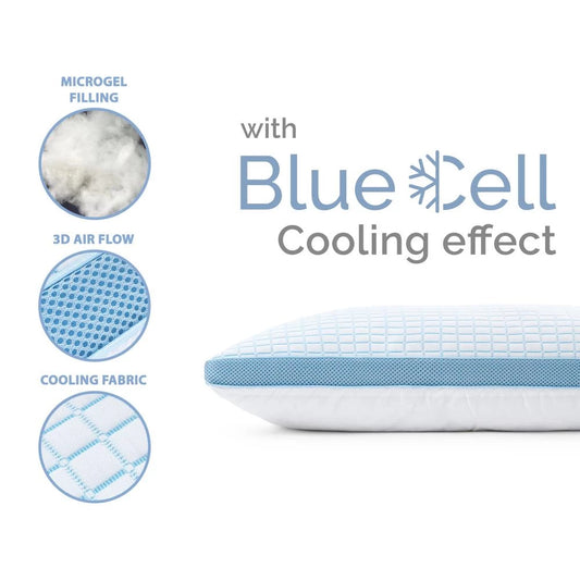 Dreamhouse vėsinanti ortopedinė pagalvė 3D Blue Cell Tech 45×65