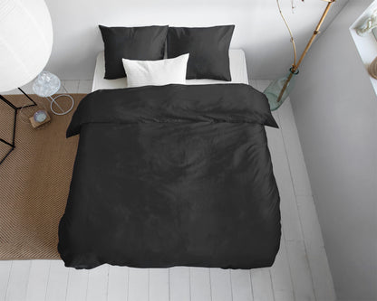 Primaviera Deluxe satino patalynės komplektas Uni Satijn juoda 200×220