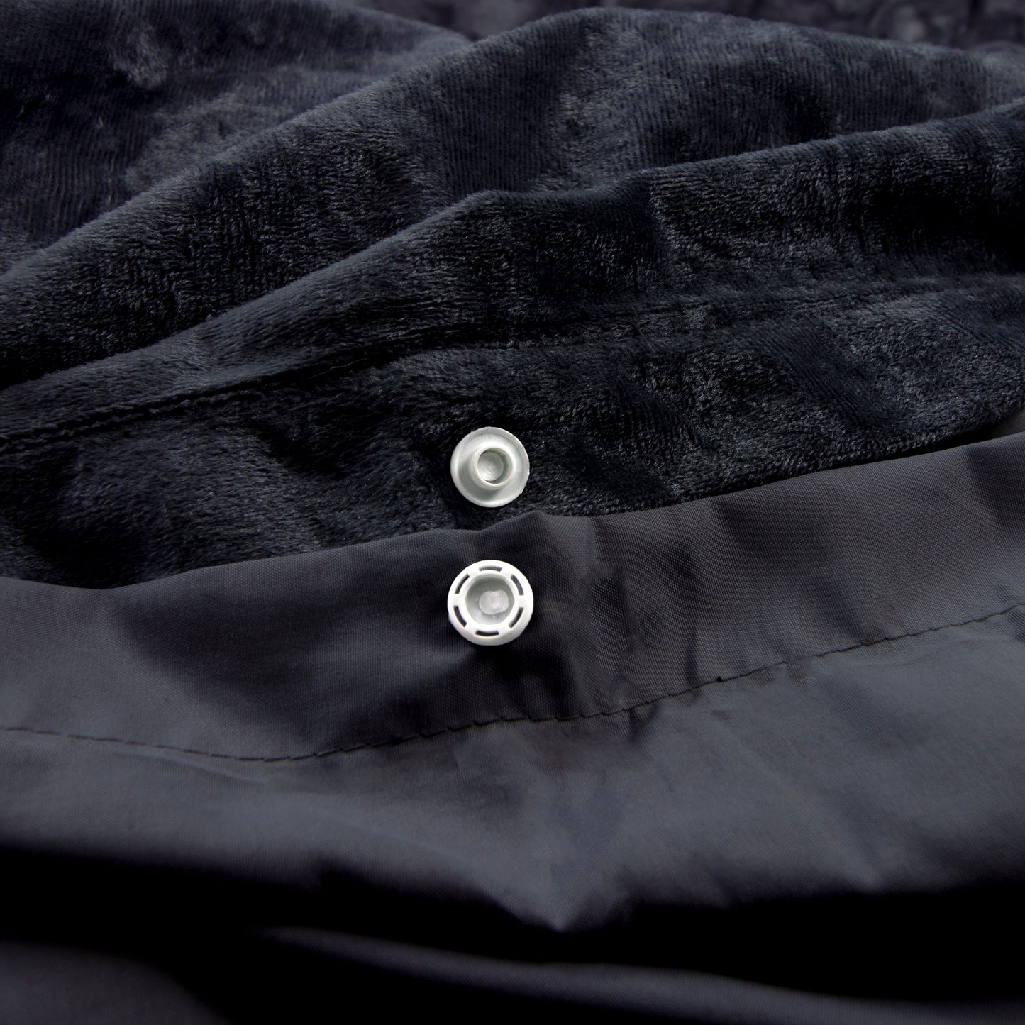 Dreamhouse aksominės patalynės komplektas Crushed Velvet juodas 200x220