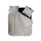 Veliūrinės patalynės komplektas Crushed Velvet Kreminės spalvos 200x220 140x200 dydžiai