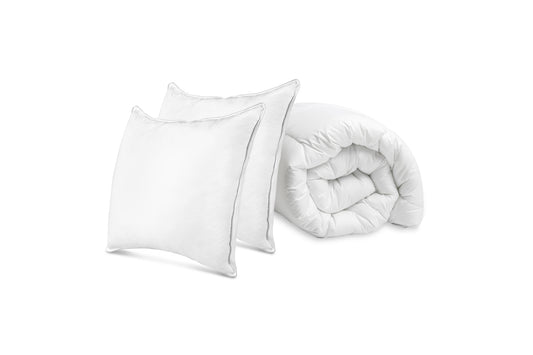 Micro Touch visiems sezonams Antklodė + 2 pagalvės komplektas
