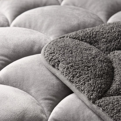 Dvipusė šilta antklodė su pagalvių užvalkalais Teddy Velvet