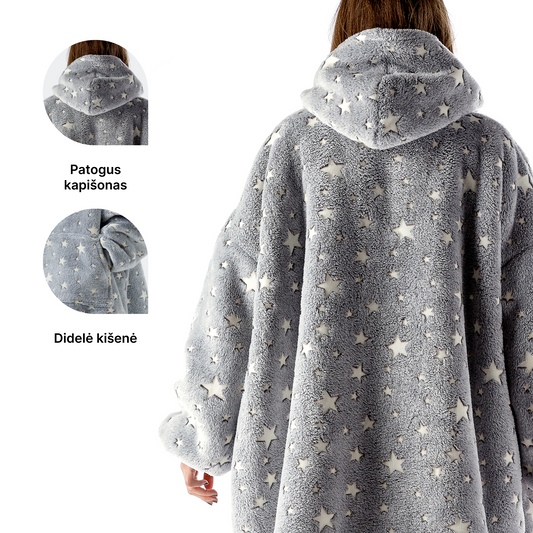 Noxnox Hoodie džemperis pledas