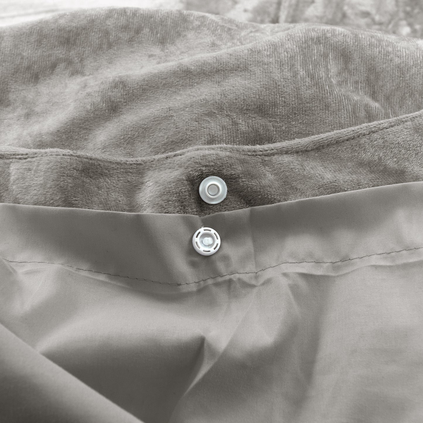 Dreamhouse aksominės patalynės komplektas Crushed Velvet kreiminis 200x220 ir 140x200