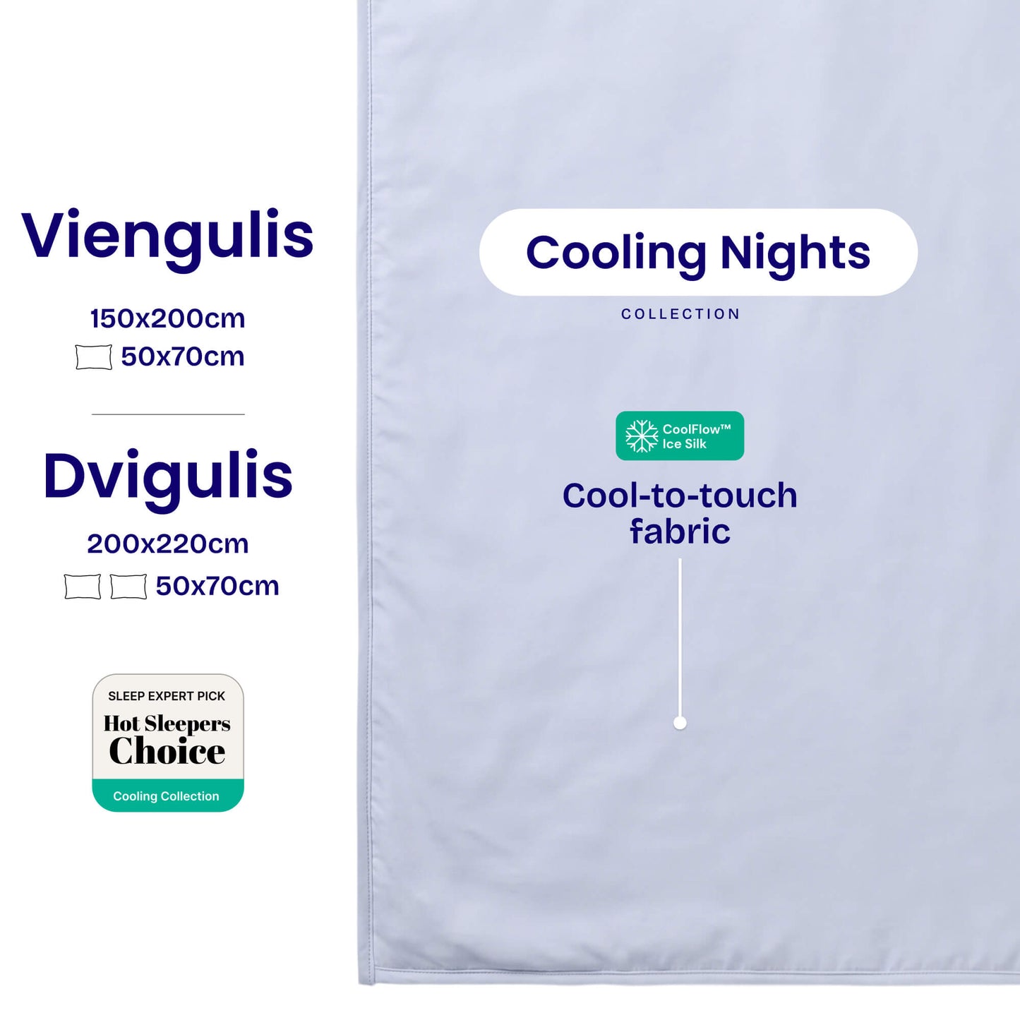 Vėsinanti patalynė NOXNOX® Cooling Nights