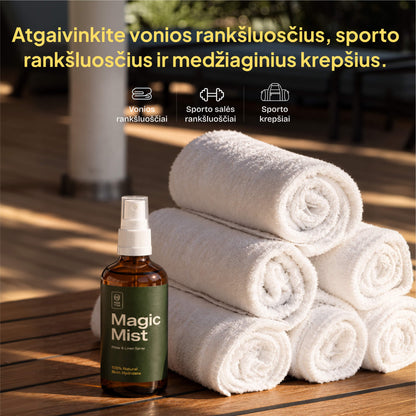 Natūralus beržų purškalas patalynei NOXNOX® Magic Mist