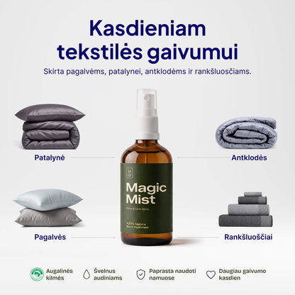Natūralus beržų purškalas patalynei NOXNOX® Magic Mist