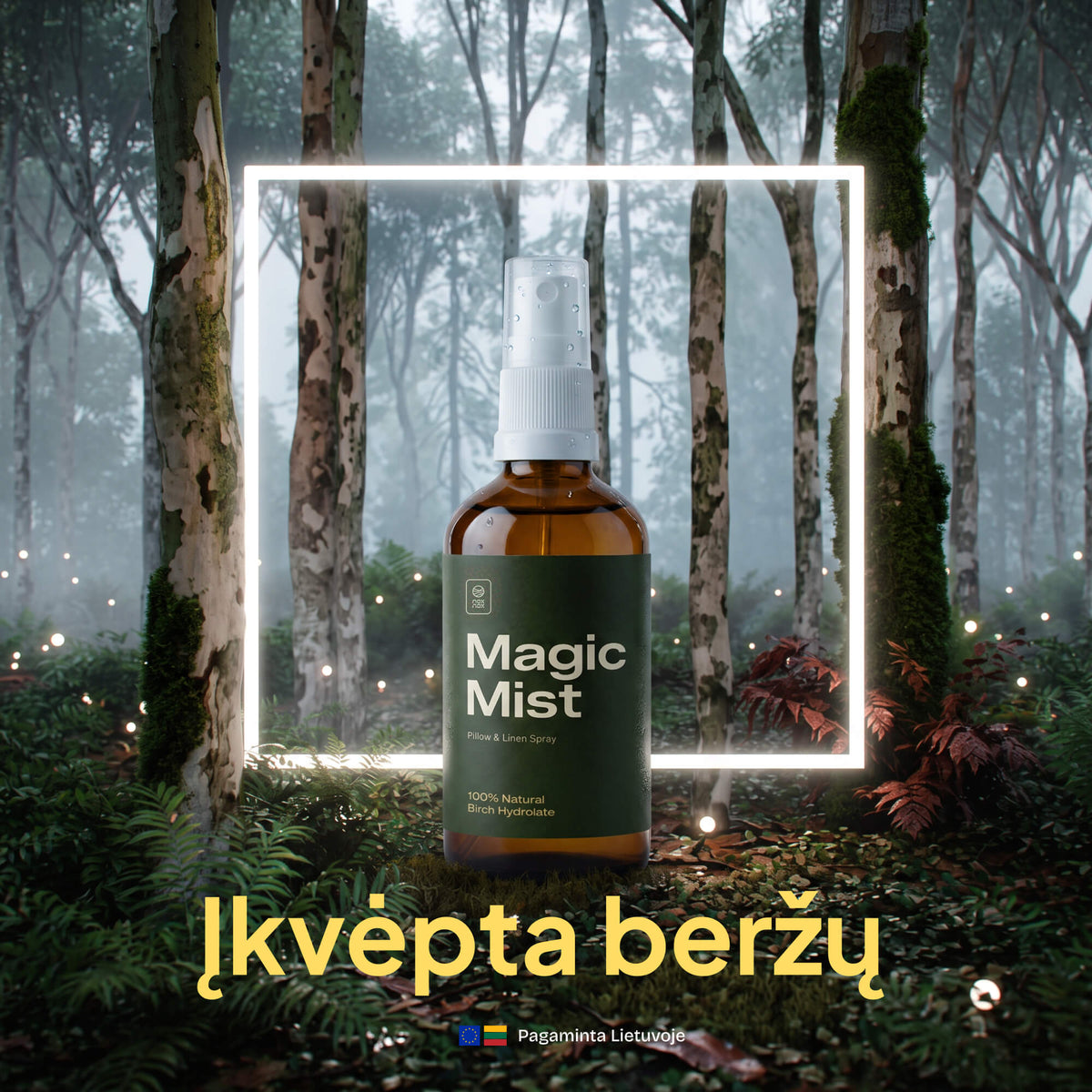 Natūralus beržų purškalas patalynei NOXNOX® Magic Mist