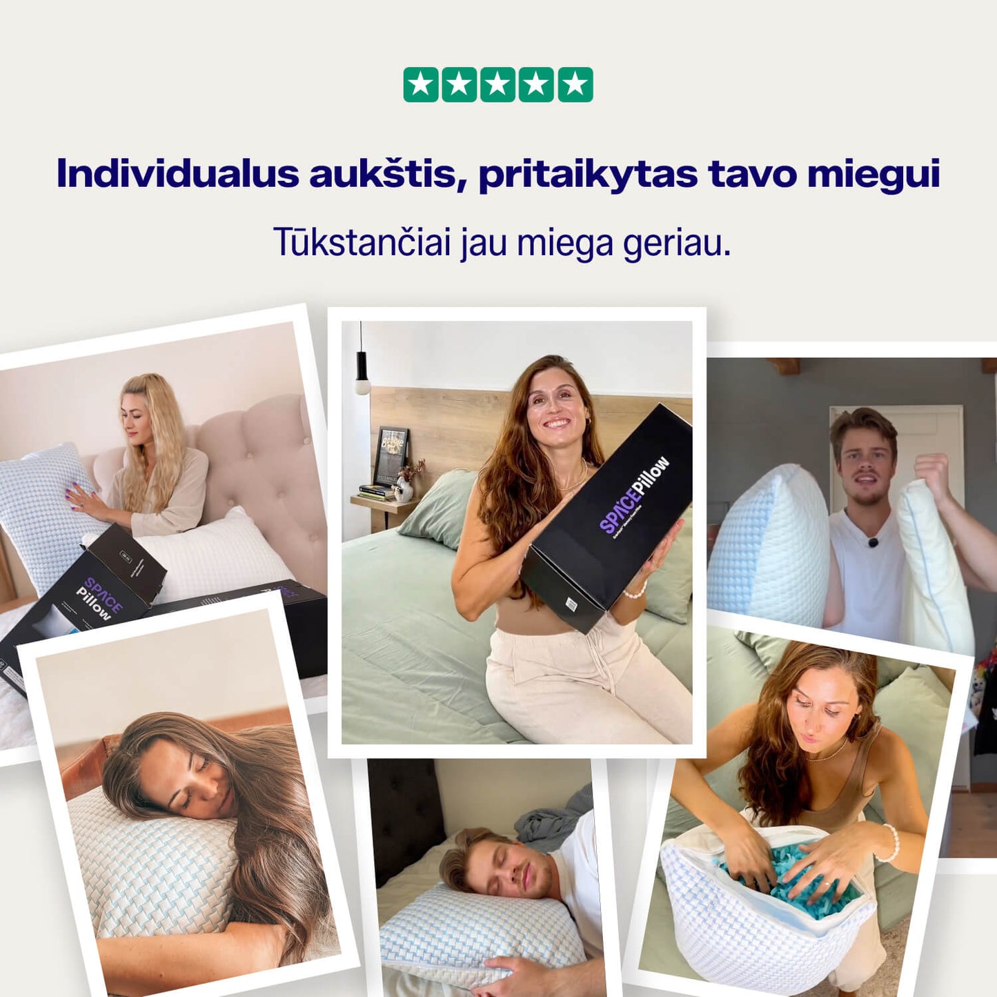 Reguliuojama pagalvė Spacepillow