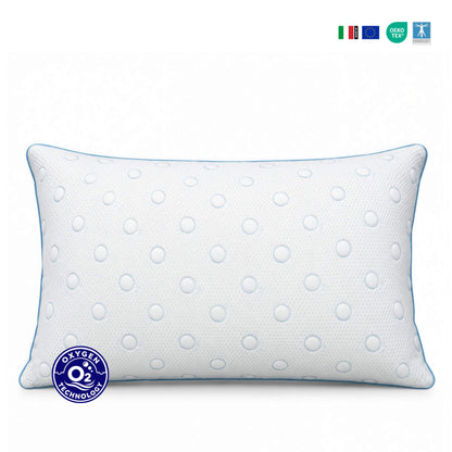 Viscospring Oxygen – itališka spyruoklinė pagalvė su Oxygen technologija 41×70 cm