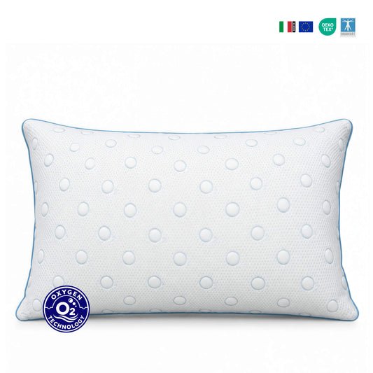 Viscospring Oxygen – itališka spyruoklinė pagalvė su Oxygen technologija 41×70 cm