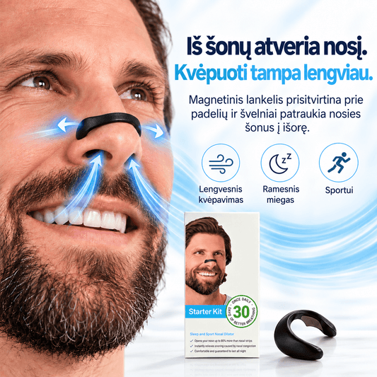 Norden Nights magnetinis nosies plėtiklis – Starter Kit